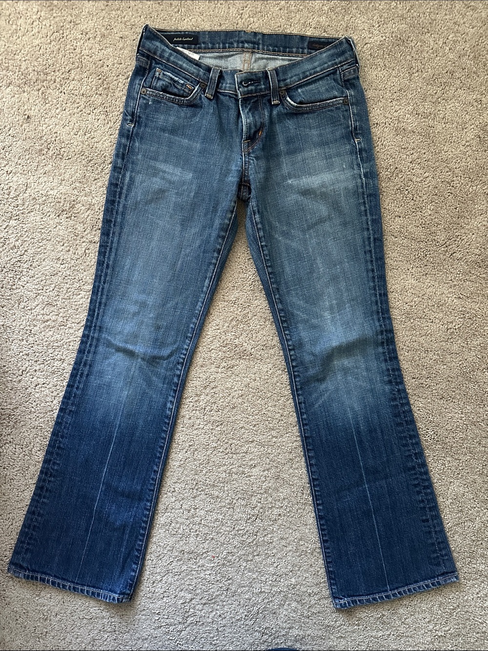 Citizens Of Humanity Dita petite Medium Blue Bootcut Jeans